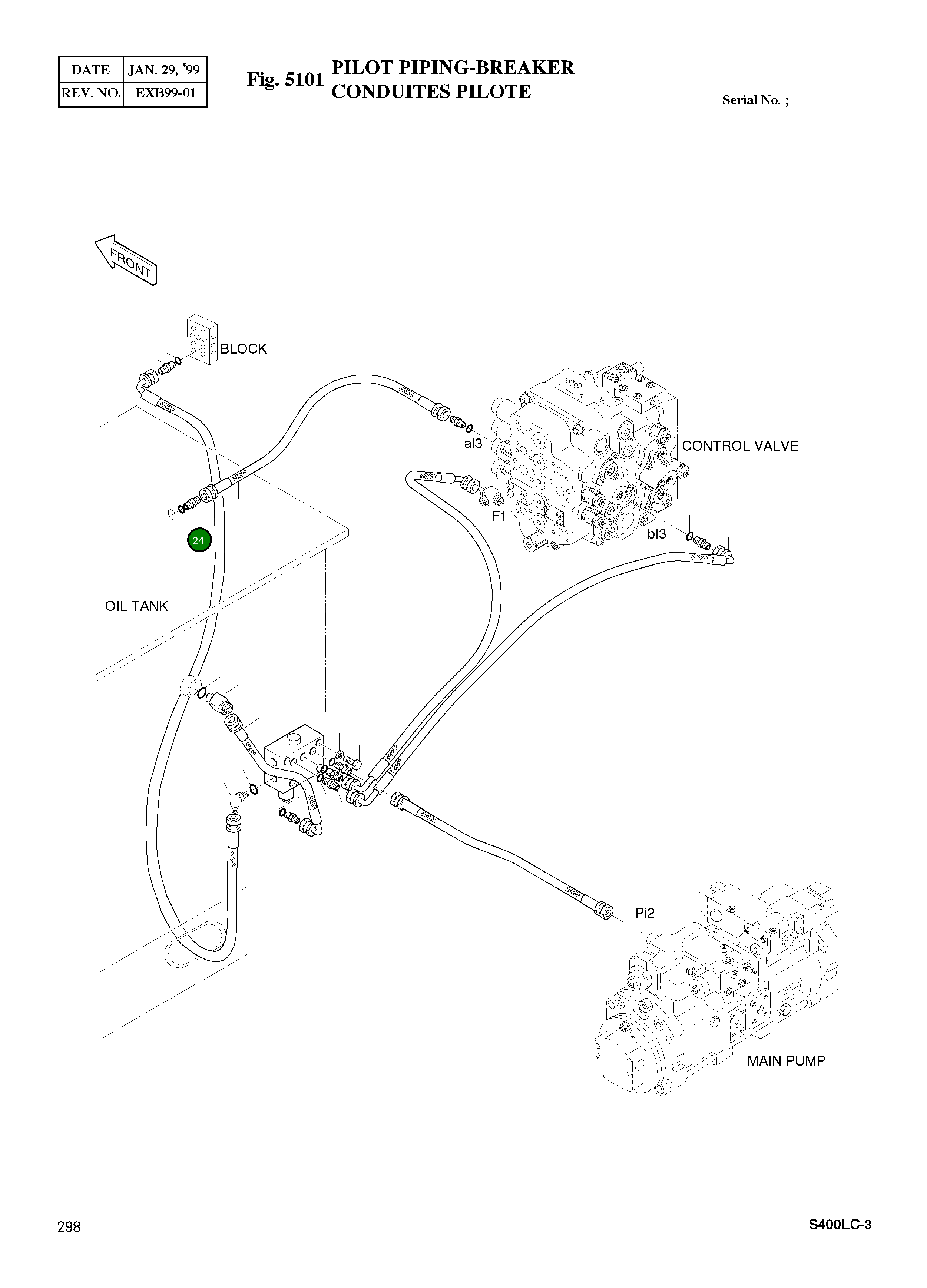 Адаптер PF1/2(O)XPF1/4 2181-1126D37 Komatsu