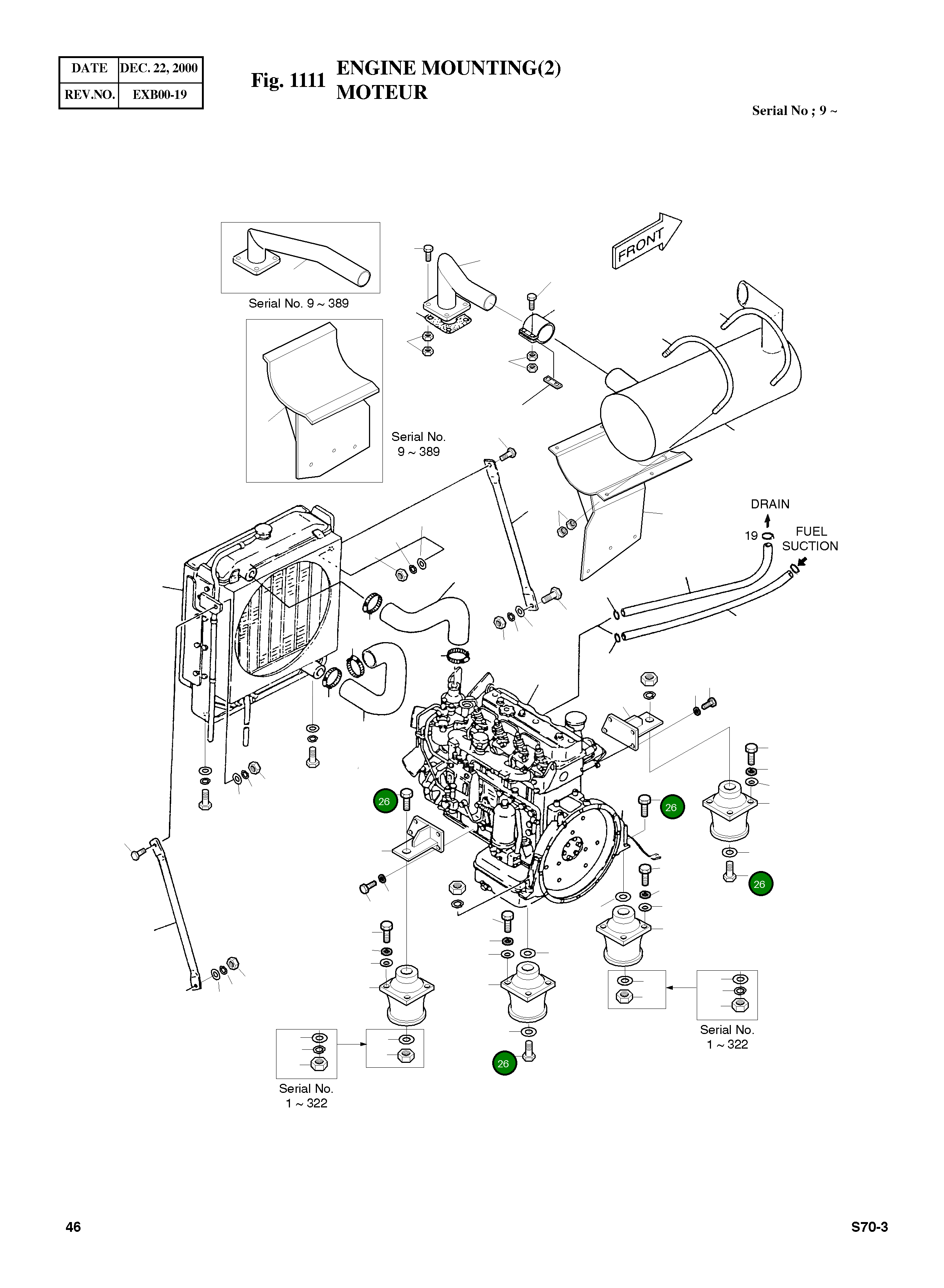 Болт M16X1.5X120 S0766661 Komatsu