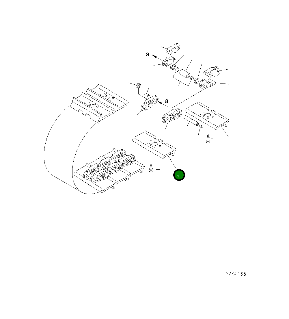 Башмак 112-32-11434 Komatsu
