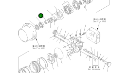 Вал KB20461-30244 Komatsu