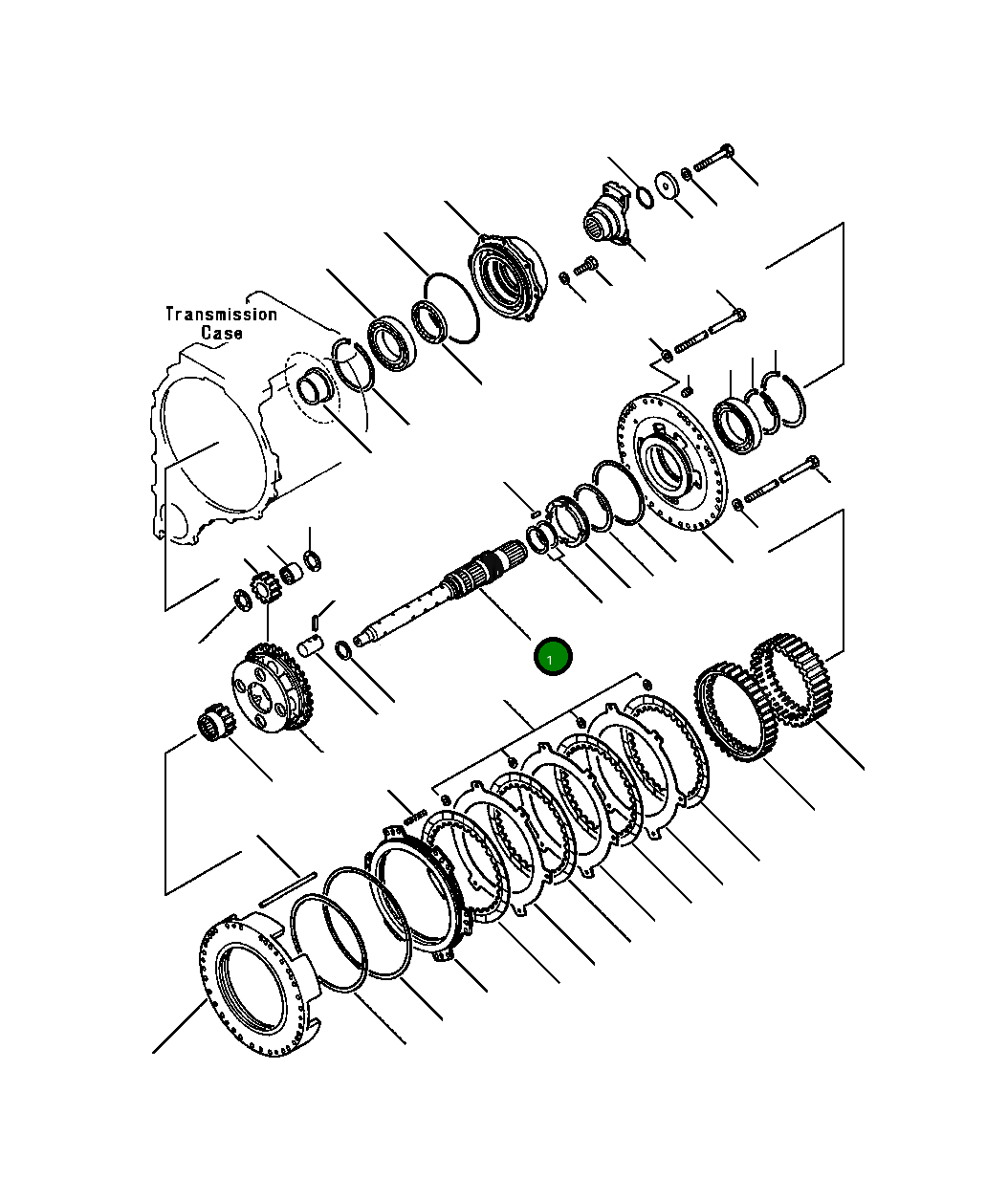 Вал 426-15-12111 Komatsu