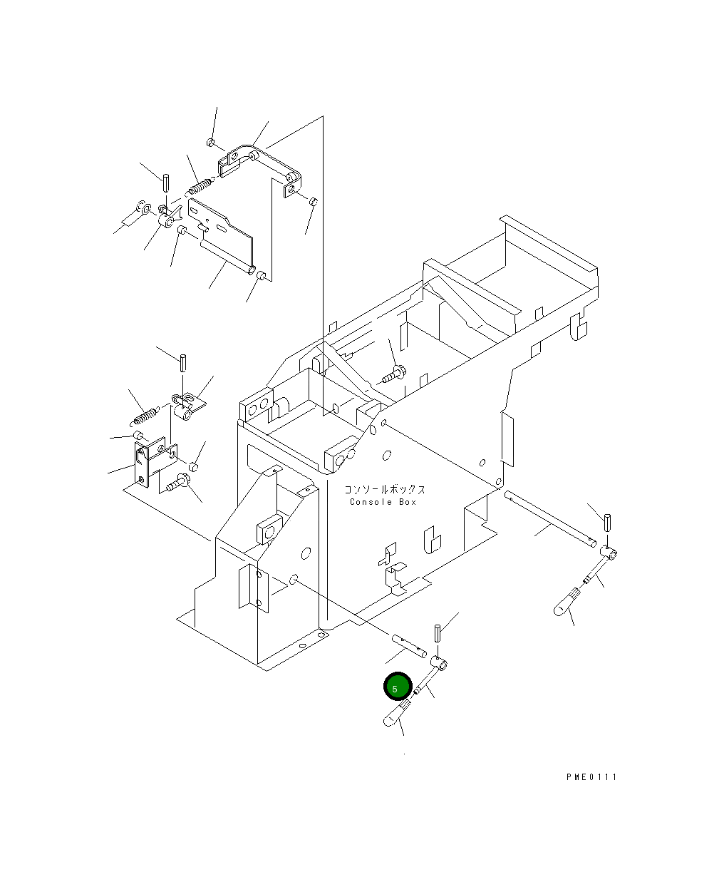 Вал 419-V89-2170 Komatsu