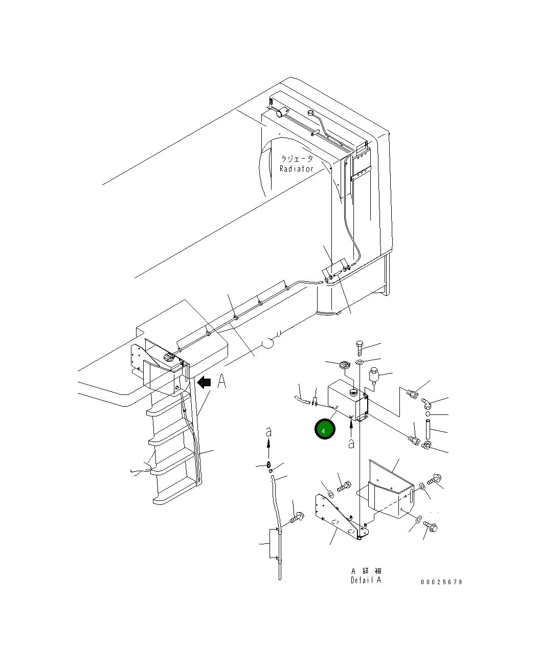 Бак 426-03-21910 Komatsu