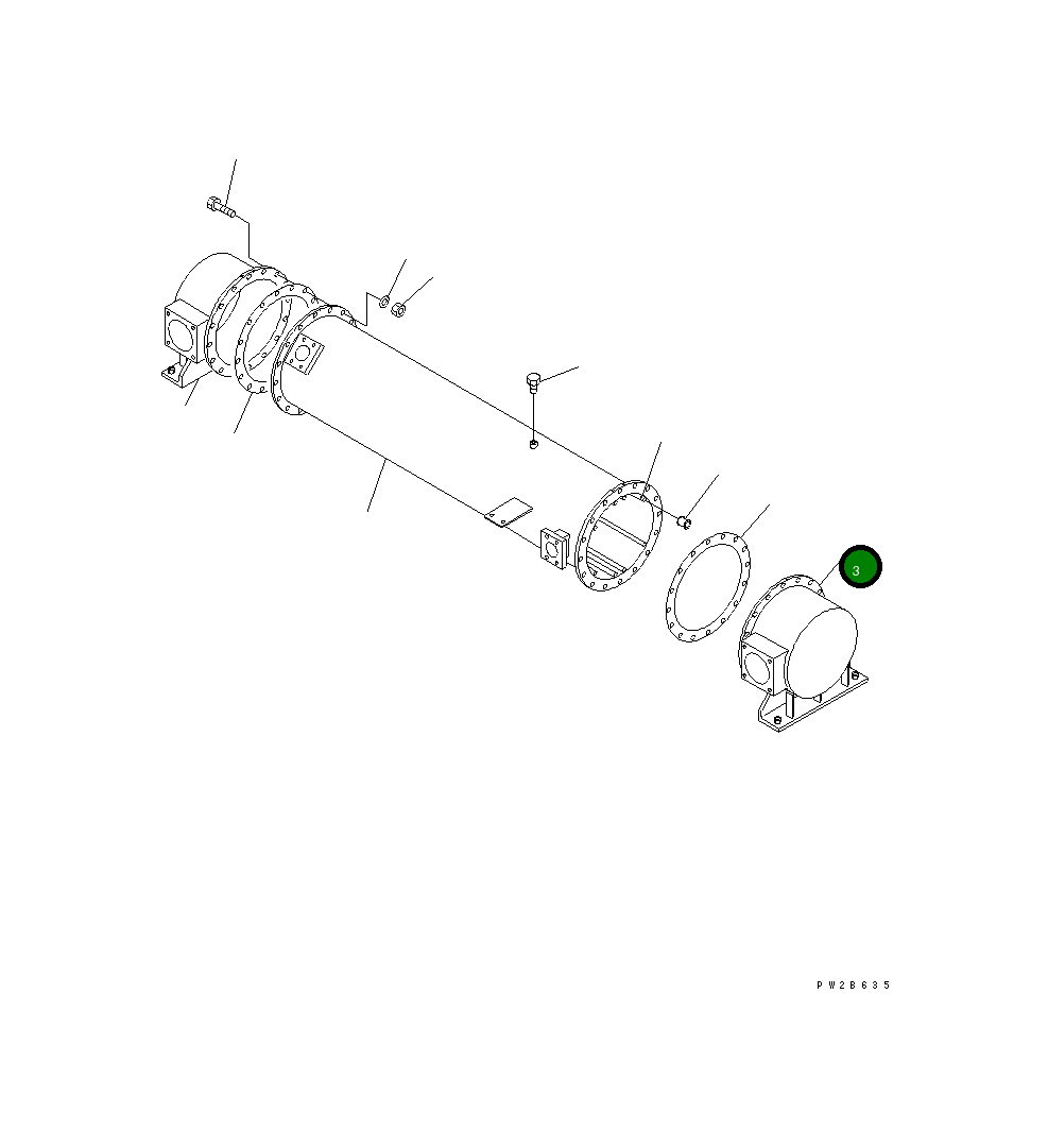Бак LM92214R8 Komatsu