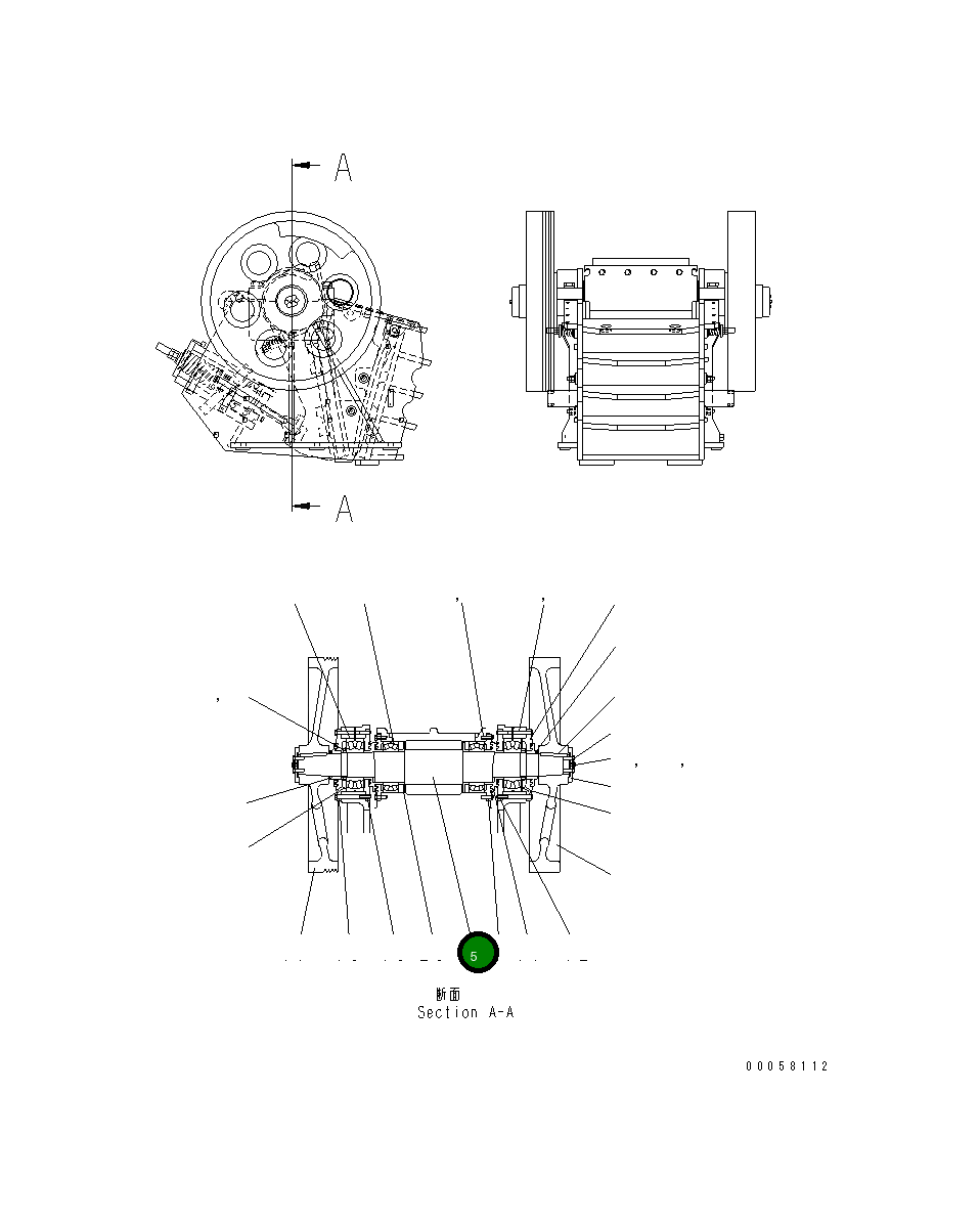 Вал 8230-70-5270 Komatsu