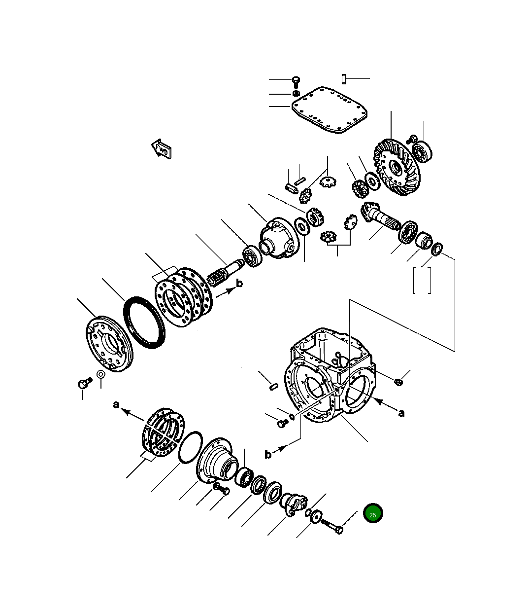 Болт (225 FT-LBS TORQUE) 30 076 R1 Komatsu