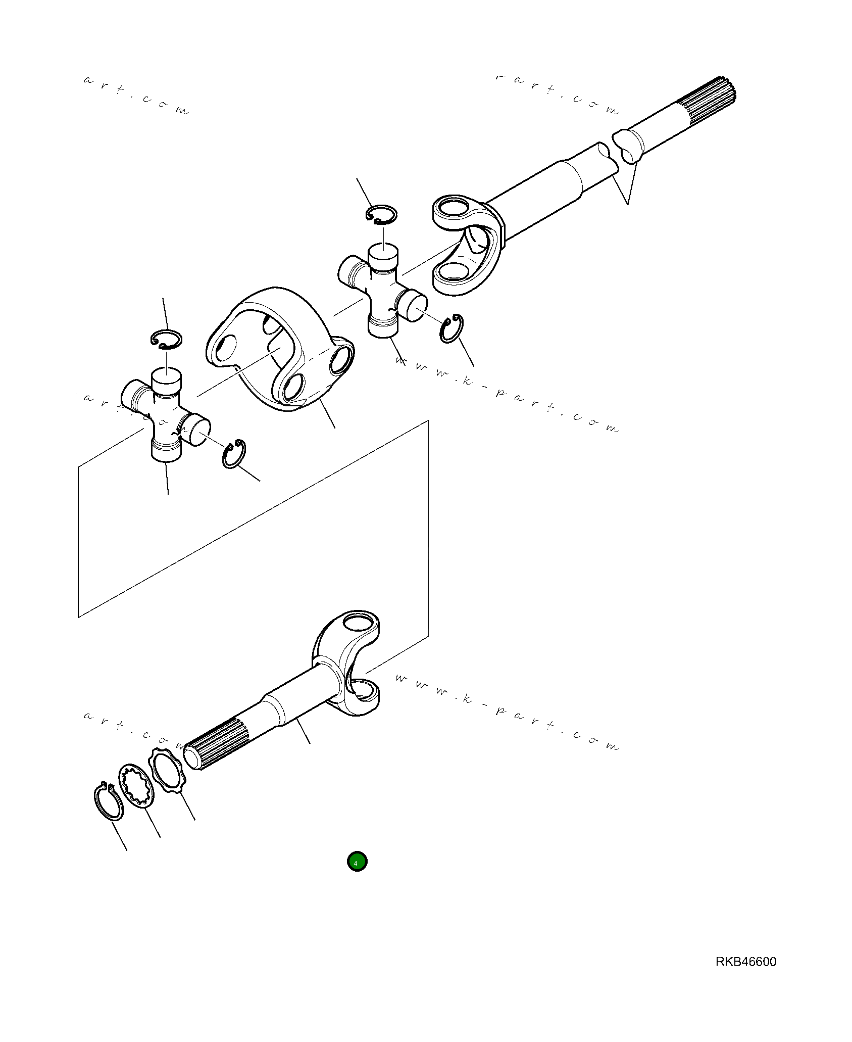Вилка CA0048726 Komatsu