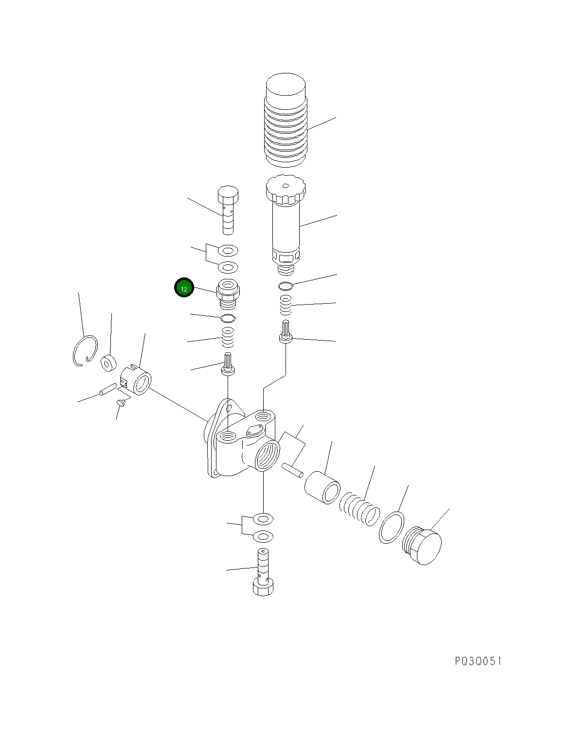 Адаптер DK152118-09 Komatsu