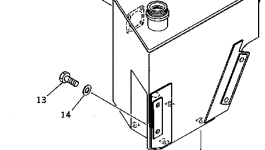 Бак 362-60-24110 Komatsu