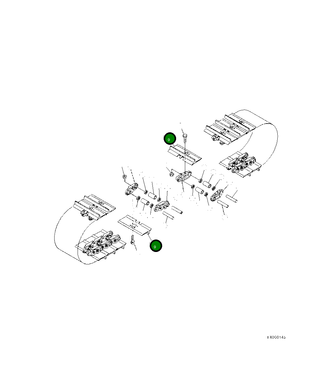 Башмак 28126KF Komatsu