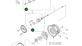 Вал 42C-22-12642 Komatsu