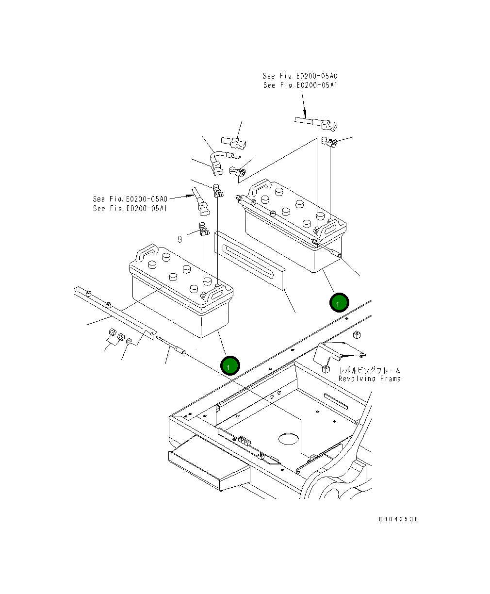 Аккумулятор, 12V 240AH 20Y-06-28810 Komatsu