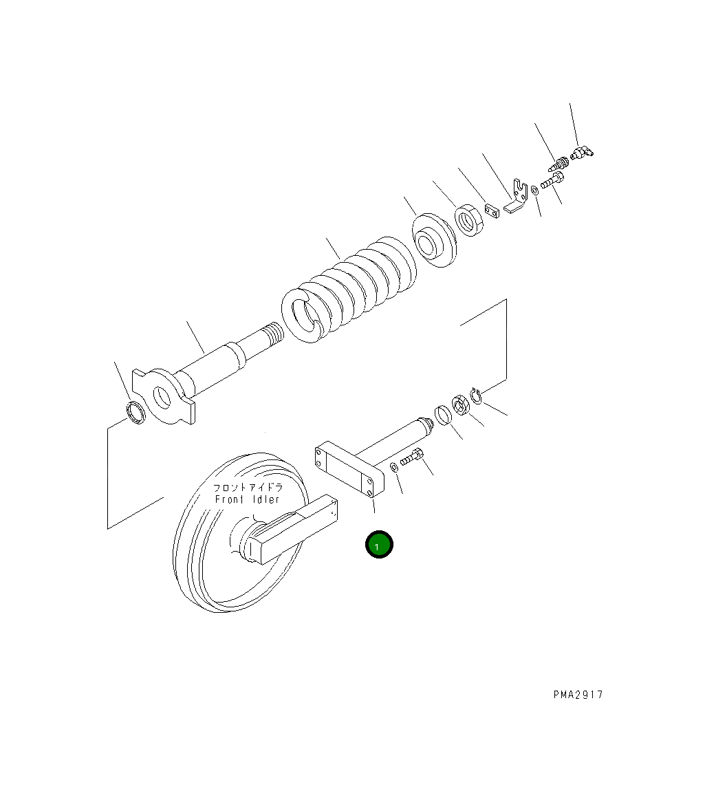 Вилка 203-30-66311 Komatsu