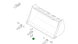Болт M24X100 S0534661 Komatsu