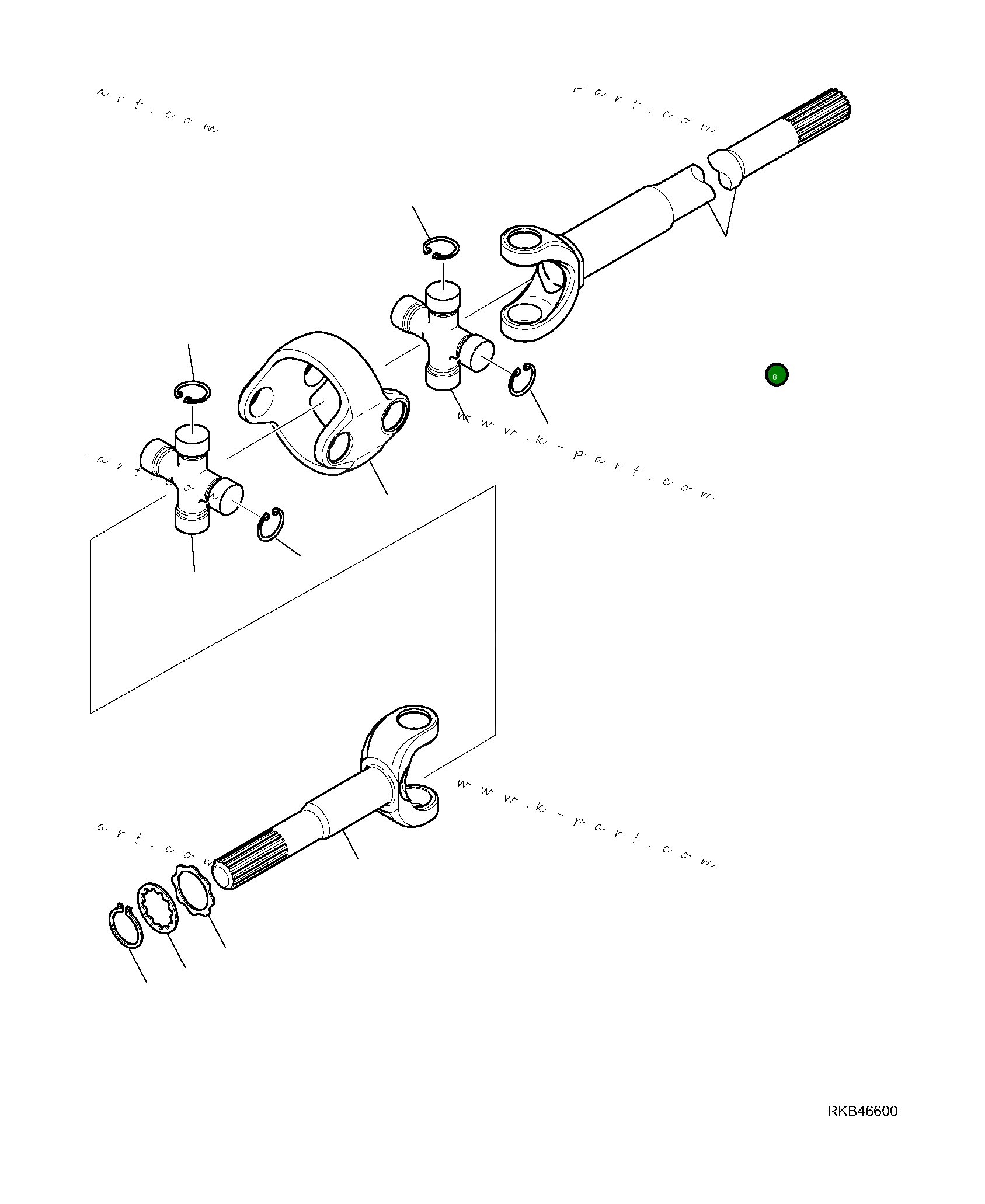 Вилка CA0048727 Komatsu