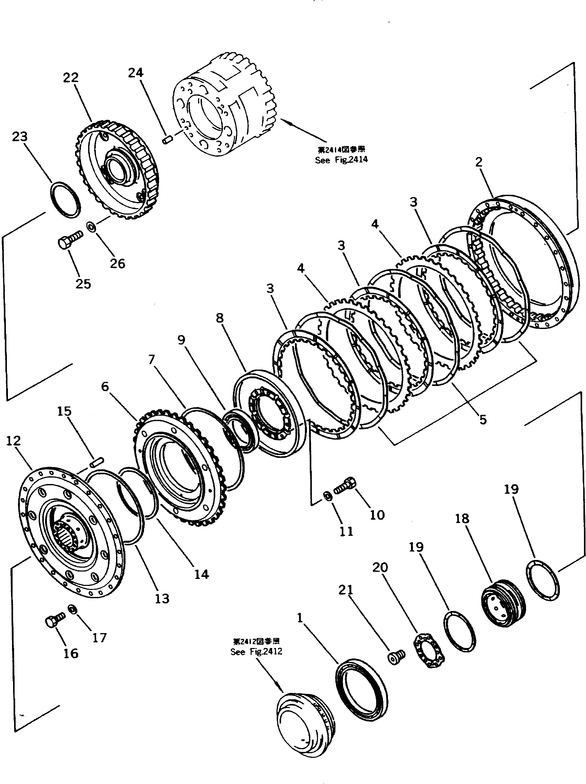 Барабан 566-15-72671 Komatsu