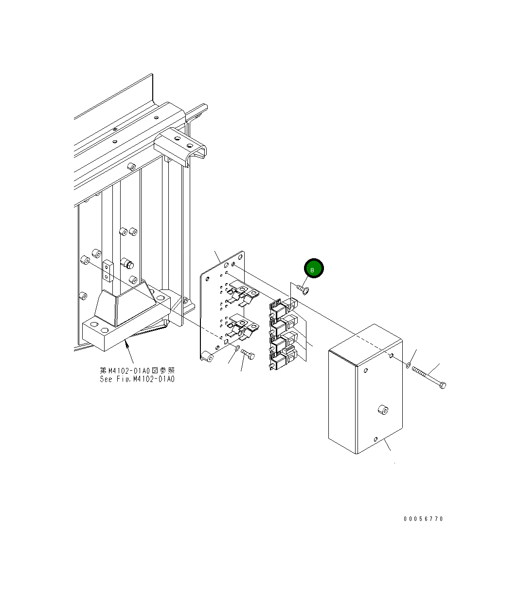 Винт 01023-30616 Komatsu