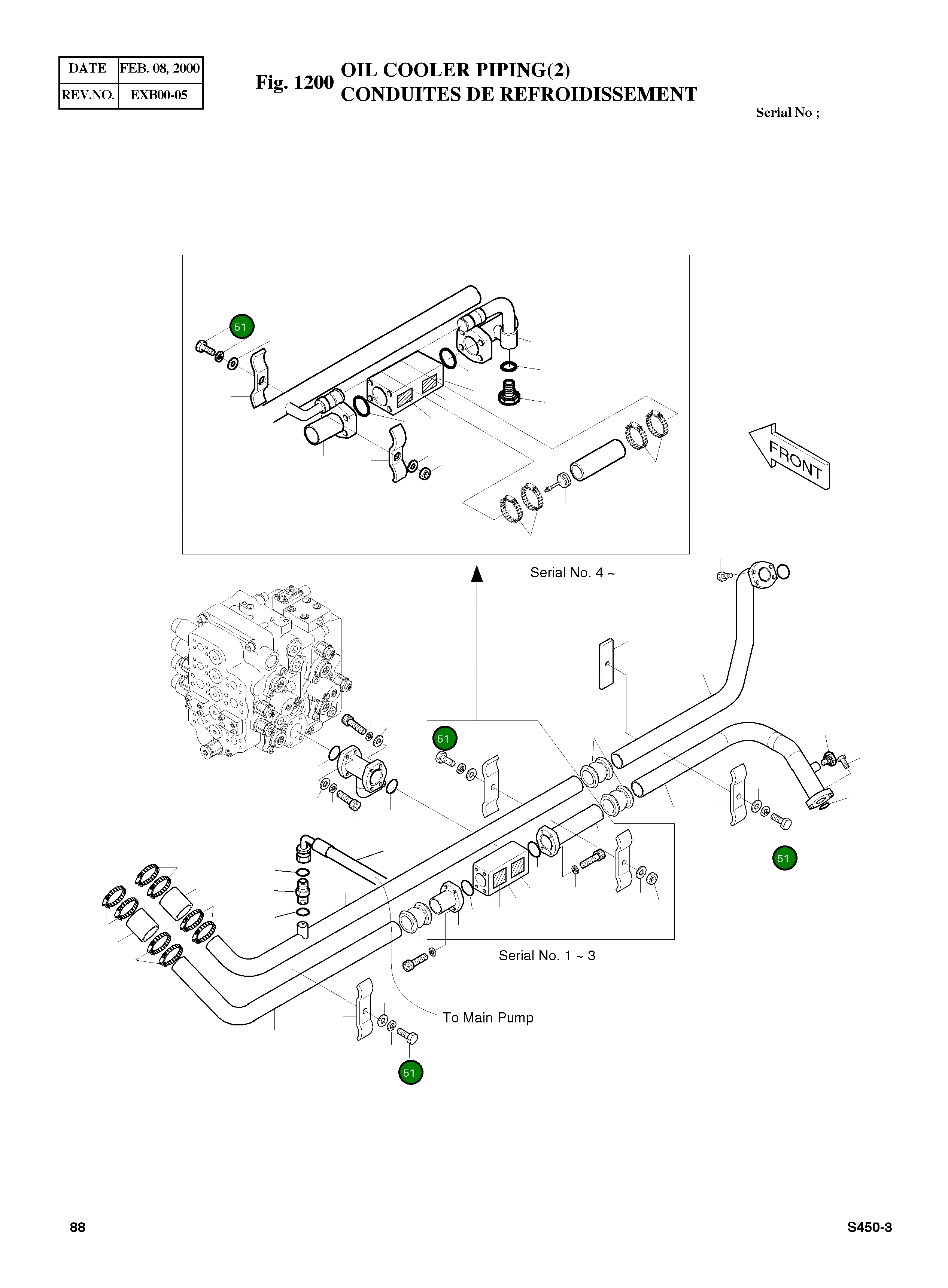Болт M12X1.75X80 S0561353 Komatsu