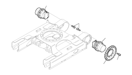 Ведущая звезда 200131649 Komatsu