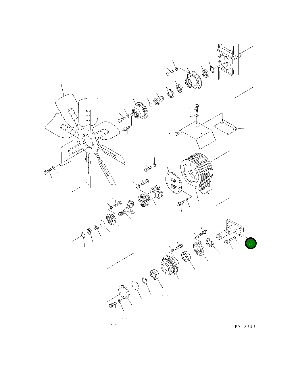 Вал 19M-03-21150 Komatsu
