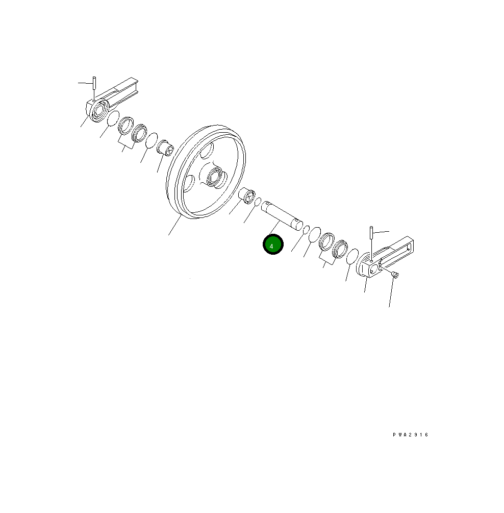 Вал 203-30-52142 Komatsu