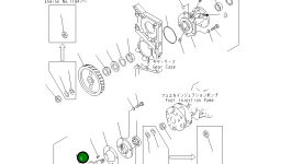 Вал 6162-73-3621 Komatsu