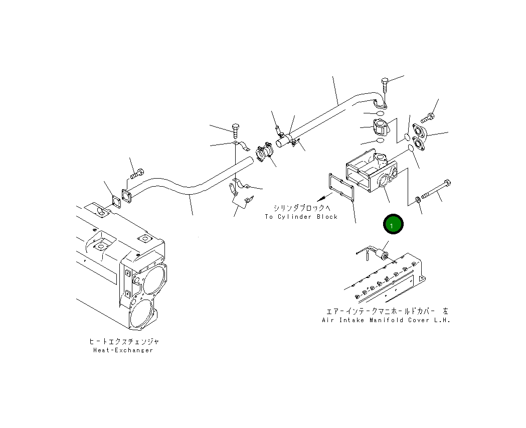 Адаптер 6215-25-1561 Komatsu