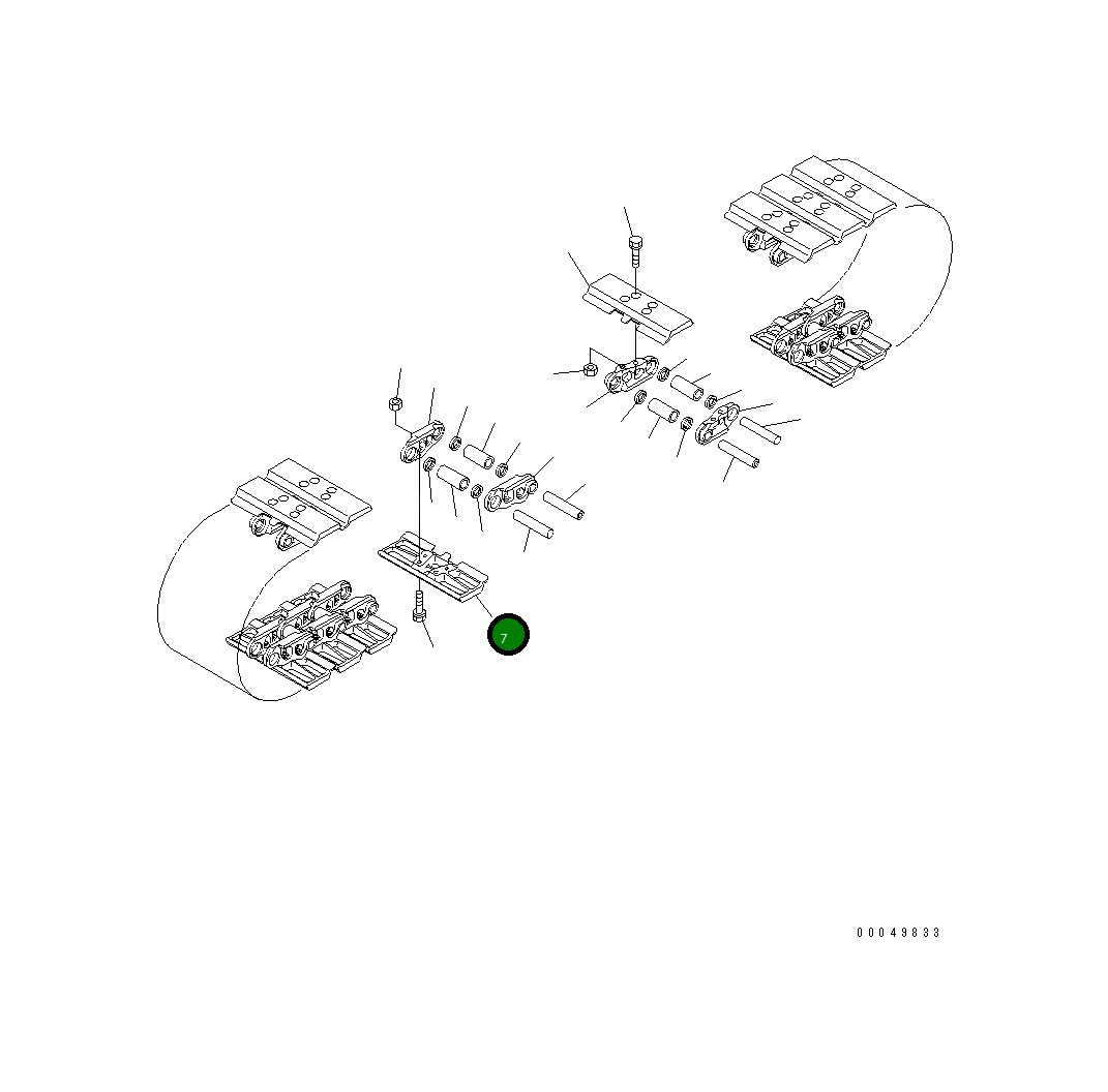 Башмак 20Y-32-11351 Komatsu