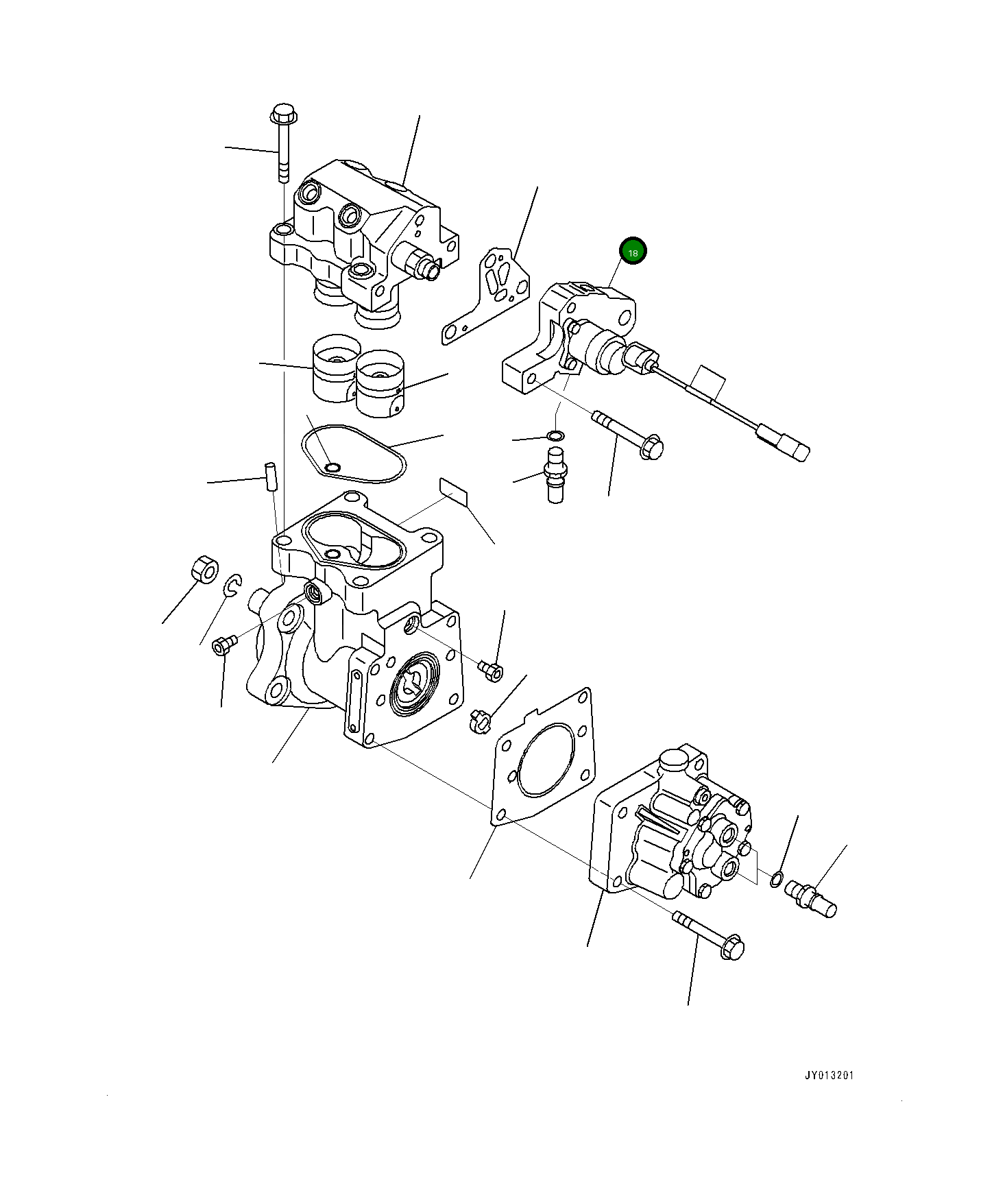 Адаптер 4921432 Komatsu