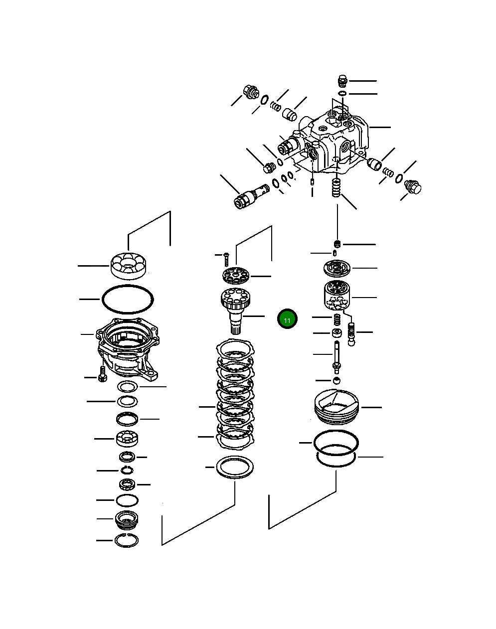Вал 706-75-42662 Komatsu