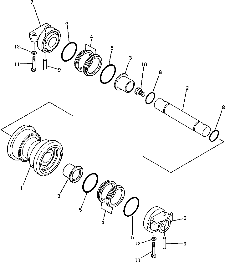 Вал 205-30-76141 Komatsu