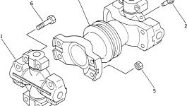Вал 566-20-41200 Komatsu