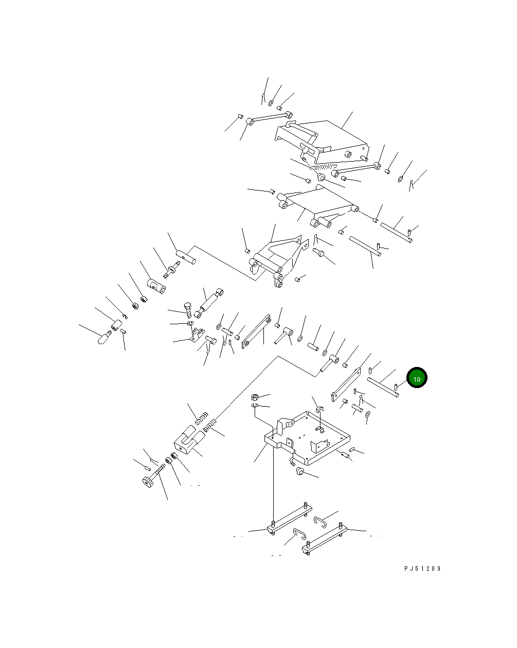 Вал 232-57-57440 Komatsu