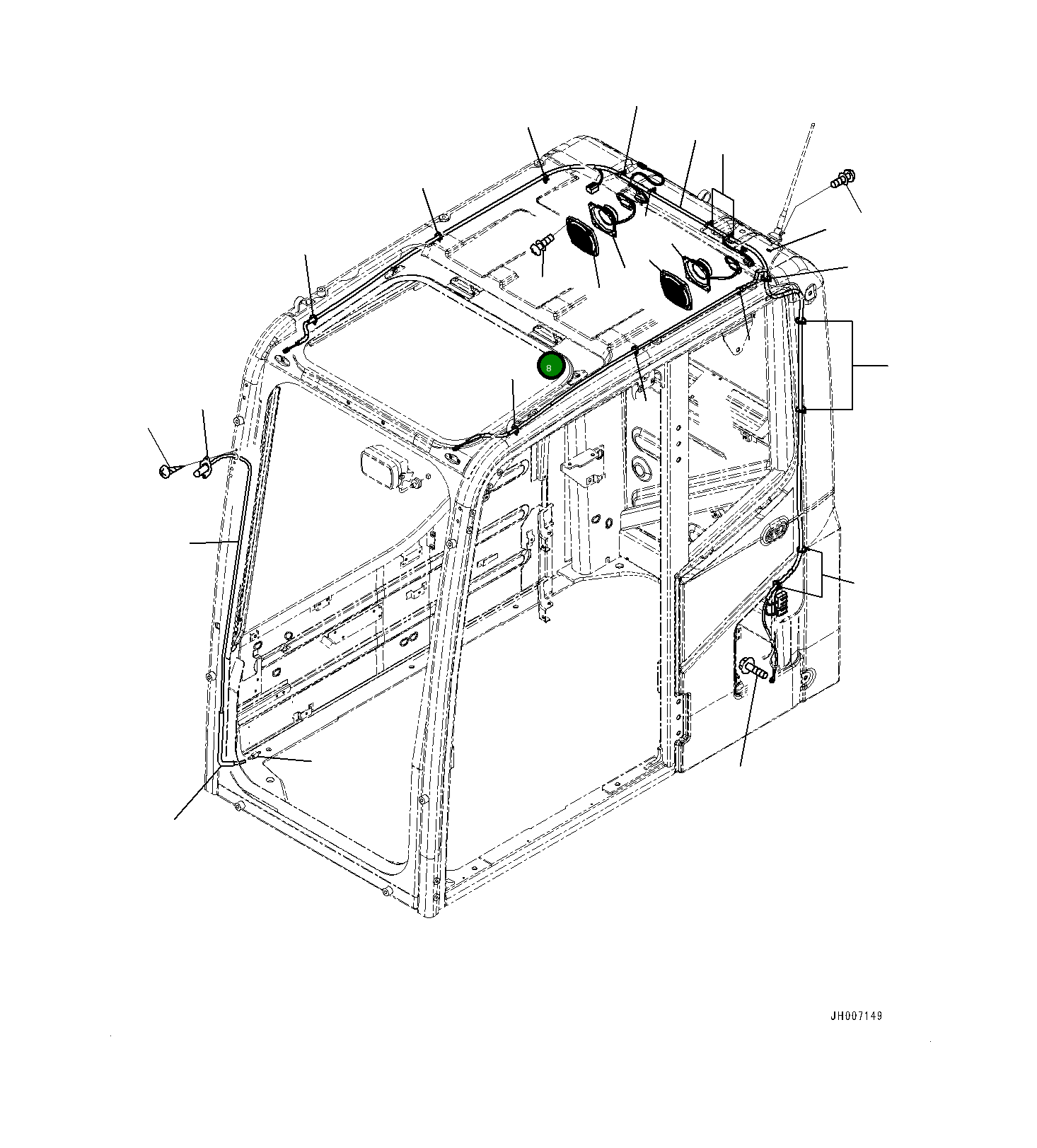 Винт 0102320416 Komatsu
