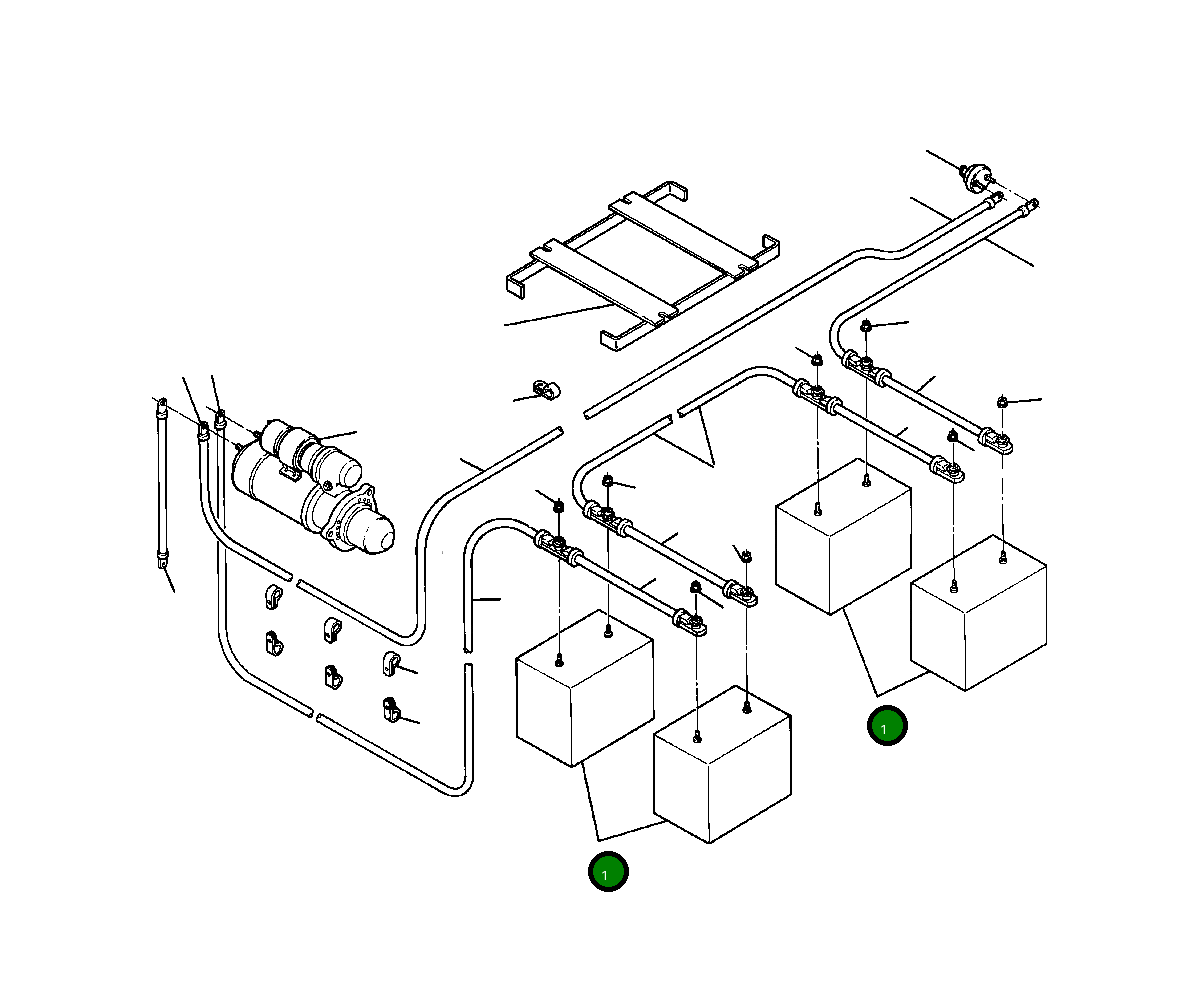 Аккумулятор - 12 VOLT MW-2 805 002 Komatsu