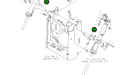 Вилка 195-61-41113 Komatsu
