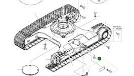 Болт M16X1.5X75 S0765761 Komatsu