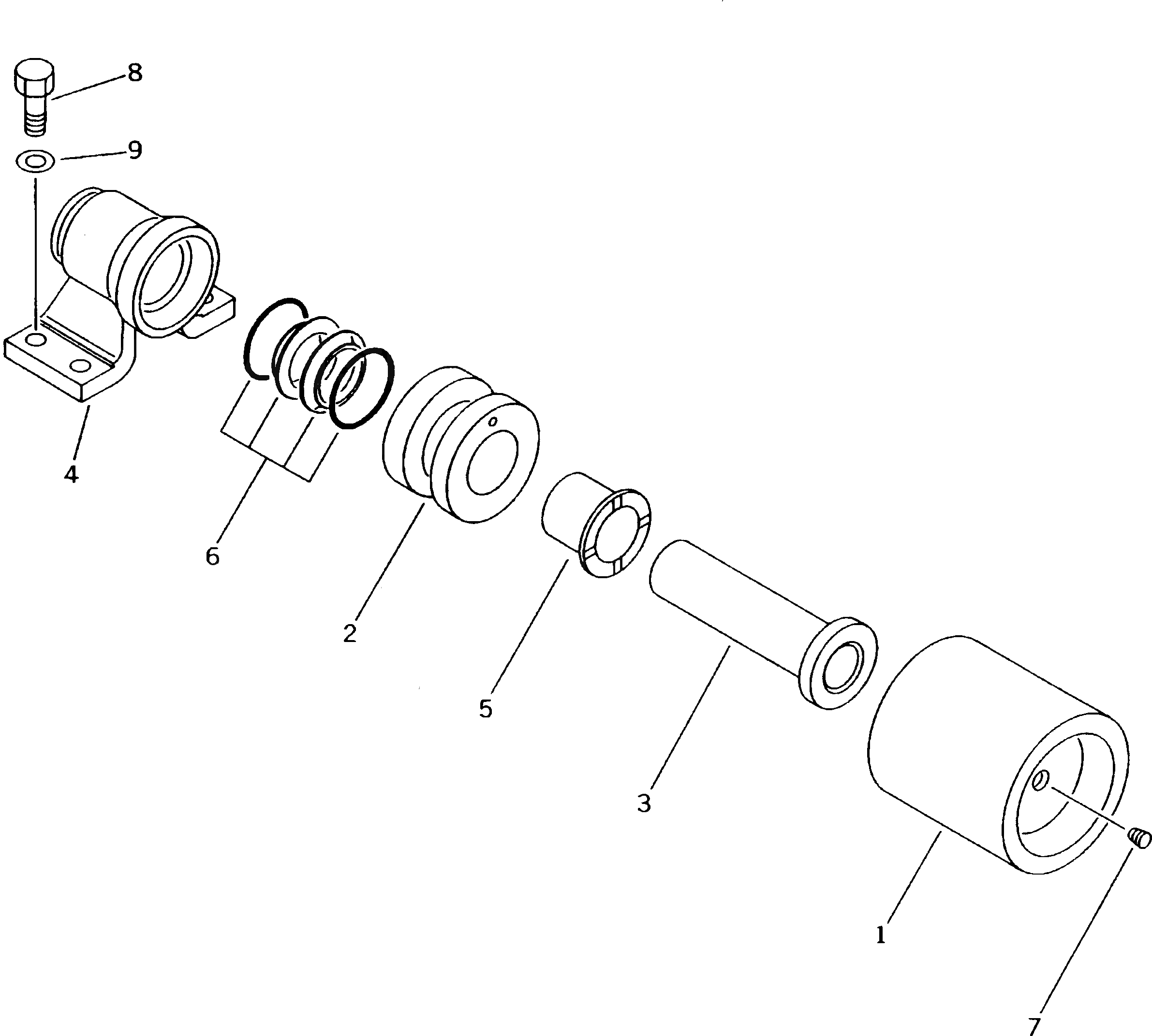 Вал 203-30-K1970 Komatsu