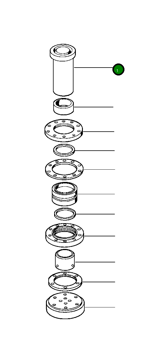 Вал 1125 625 C2 Komatsu