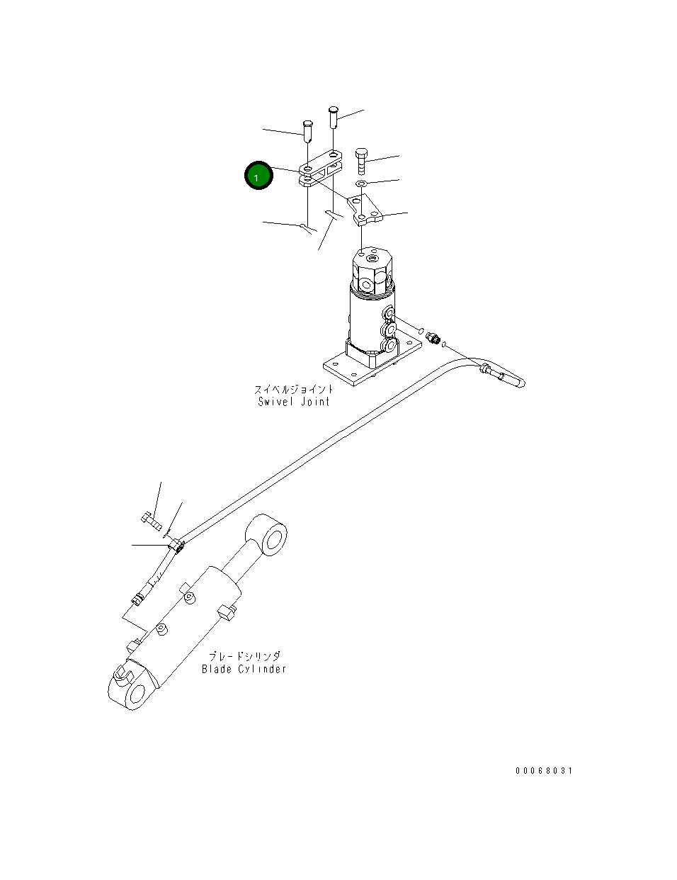 Вилка 22L-62-21330 Komatsu