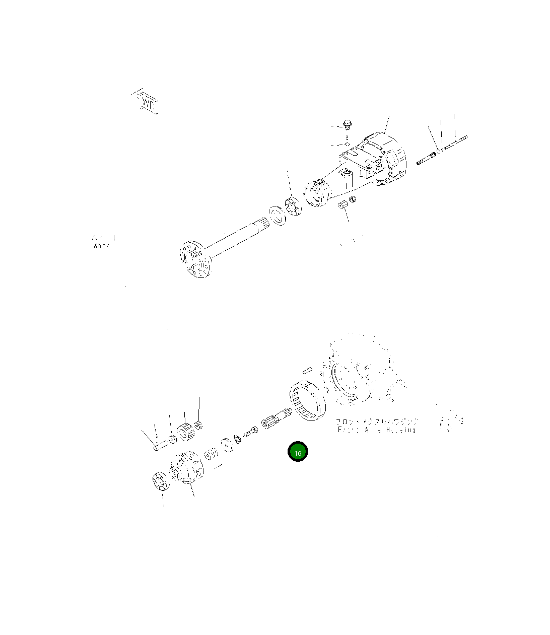 Вал 419-22-42720 Komatsu