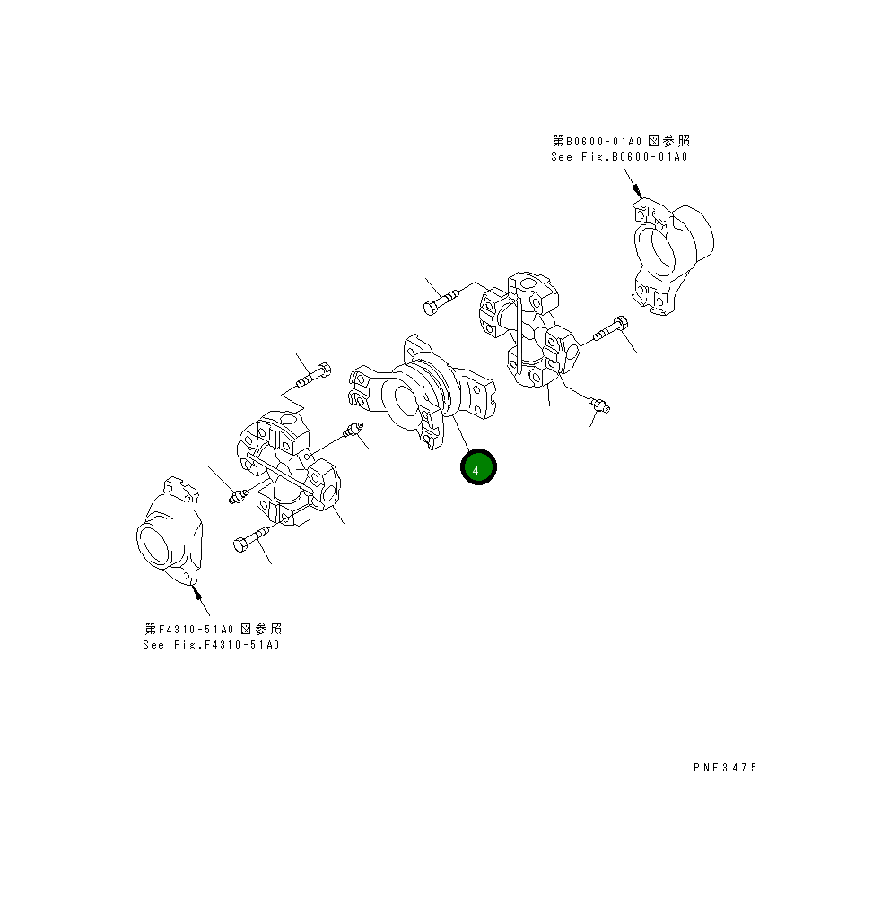 Вилка 425-20-11650 Komatsu