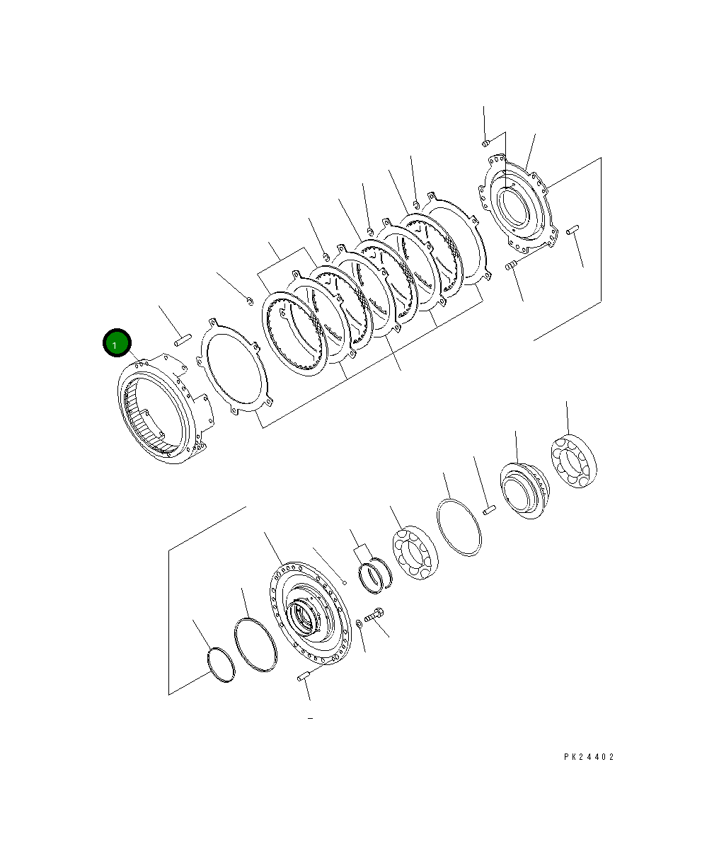 Барабан 567-15-41220 Komatsu