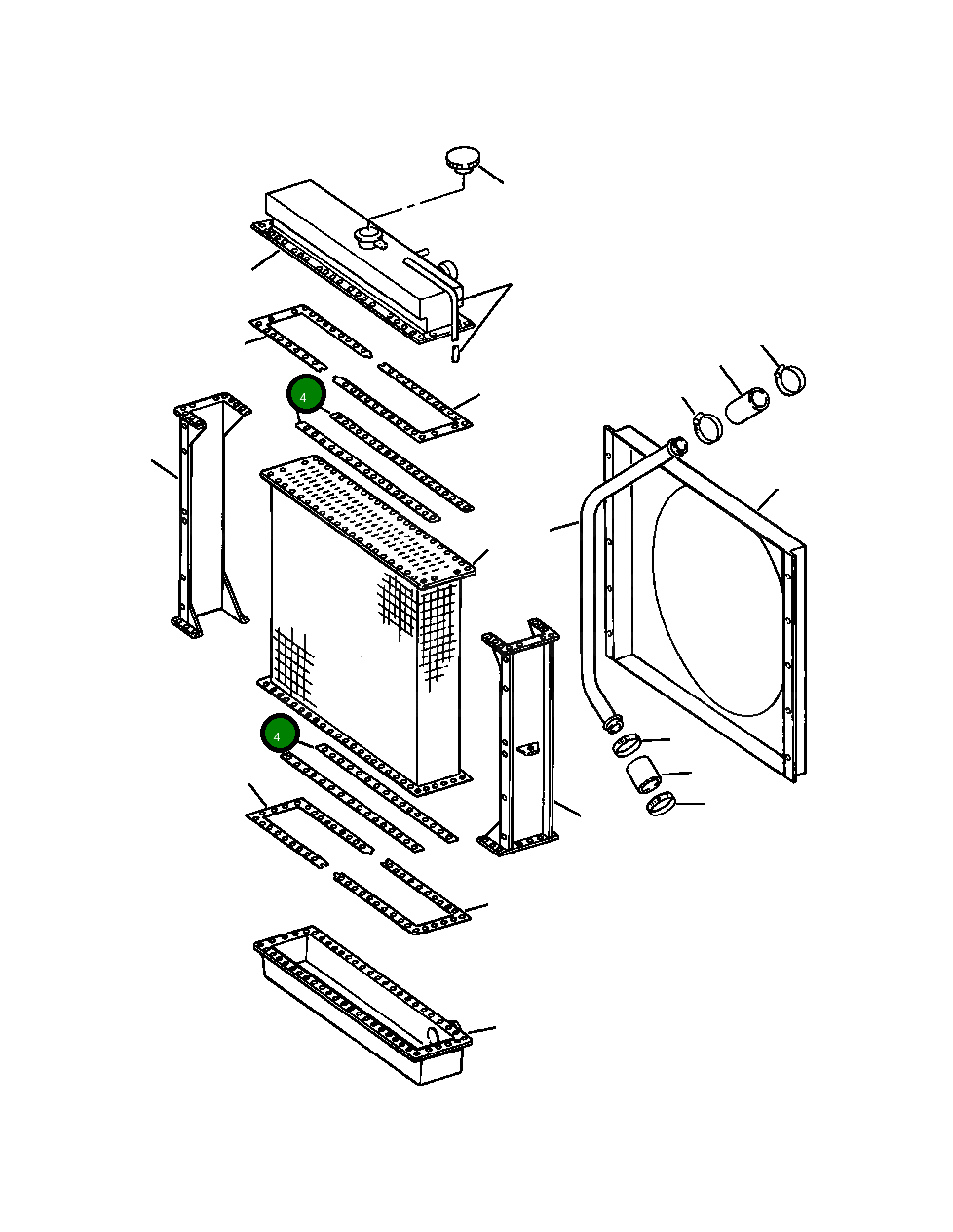 Болтовая штанга 1284 317 H1 Komatsu
