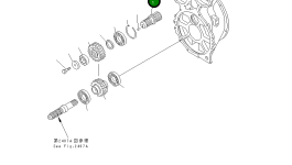 Вал 235-15-12811 Komatsu