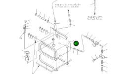Бак 258-20-57101 Komatsu