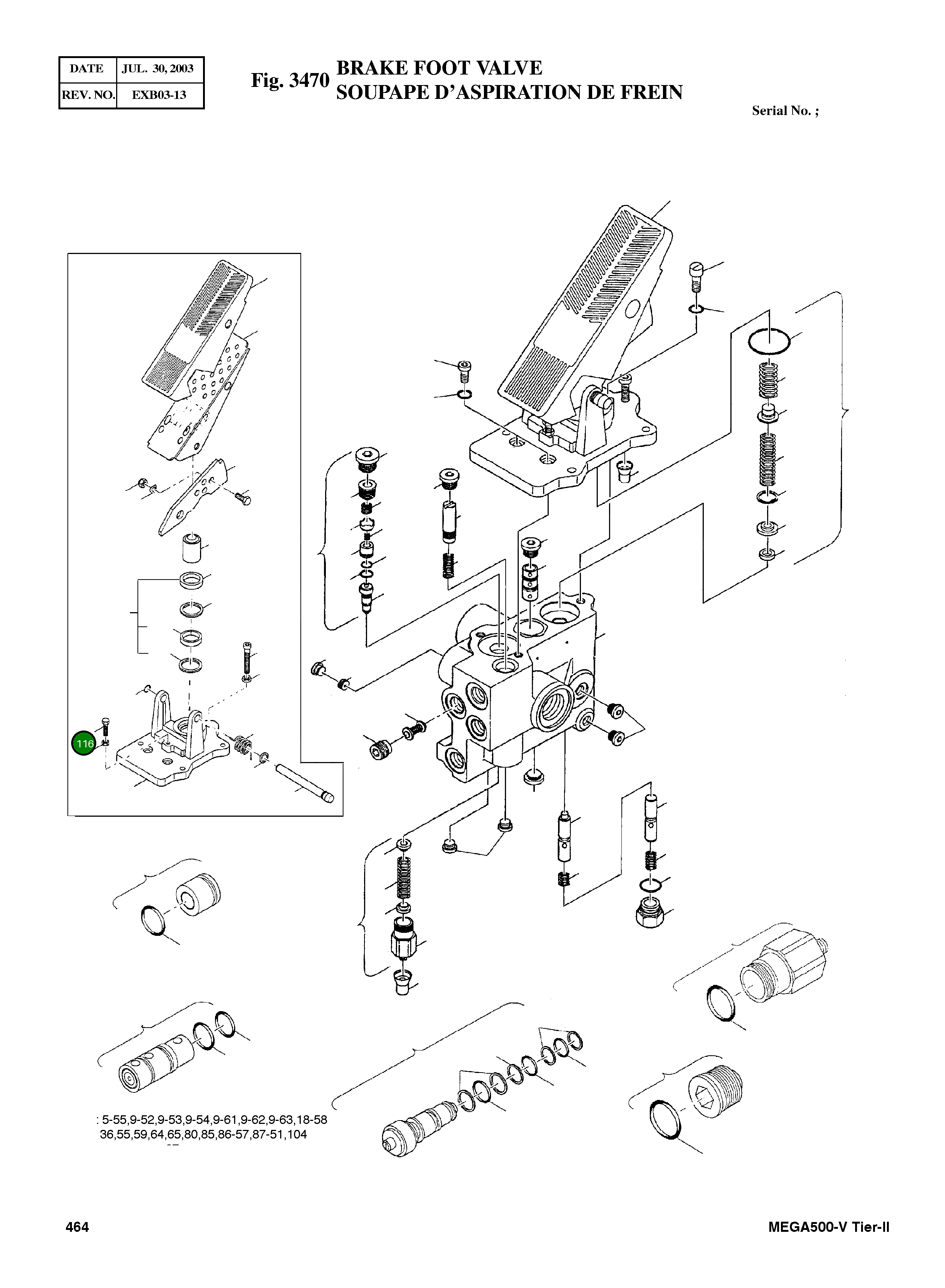 Болт M6X1.0X25 S0505063 Komatsu