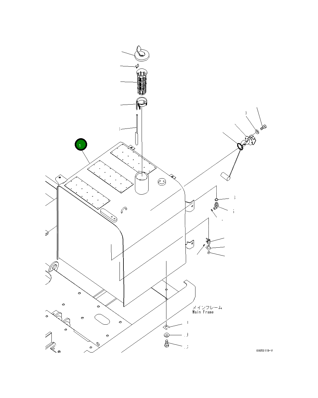 Бак 8240-04-4112 Komatsu