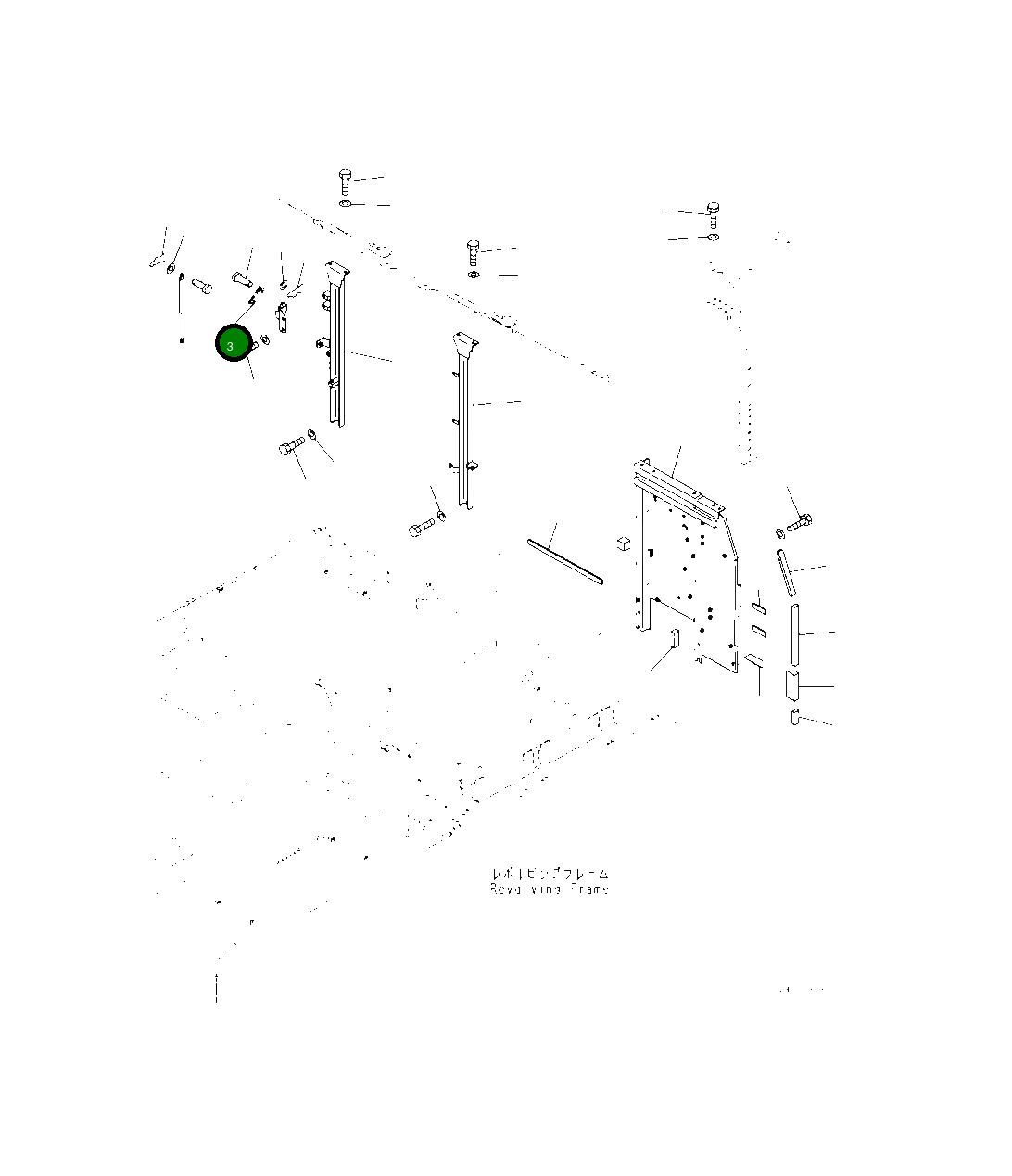 Вилка 2A5-54-11960 Komatsu