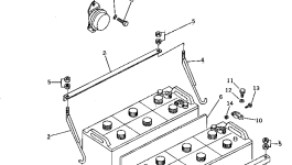 Аккумулятор 145G51 (кроме Японии) 08000-11215 Komatsu